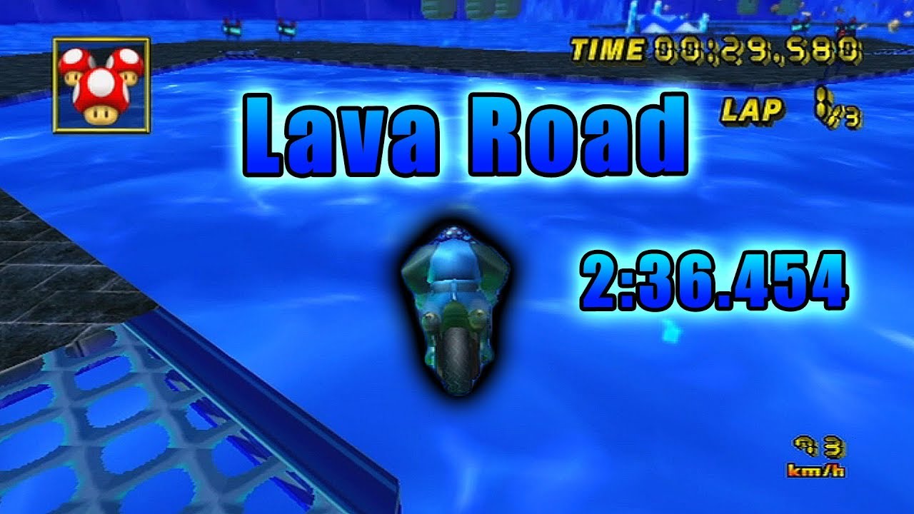 【MKW CT WR】 Lava Road - 2:36.454 - Emil