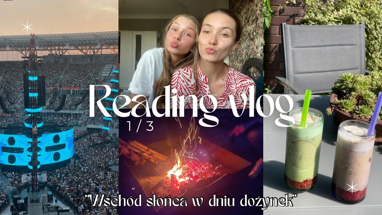 READING VLOG 📚Wschód słońca w dniu dożynek 💜 Część 1.