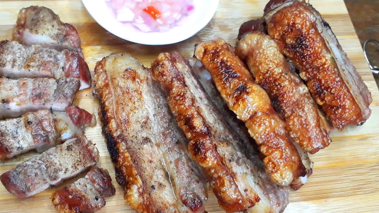 Inihaw Na Liempo With Super Crispy Skin