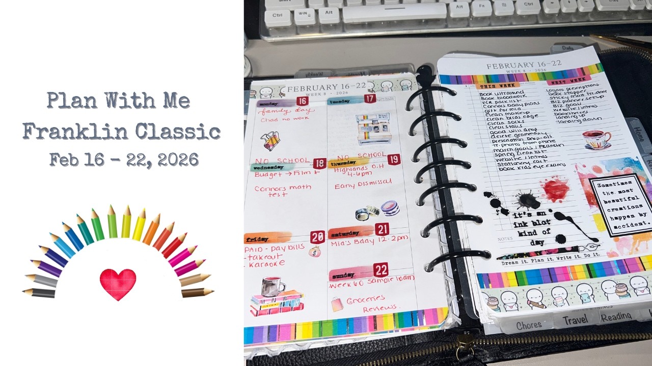 Plan With Me || Franklin Classic || Feb.16-22, 2026 || Tyler Binder
