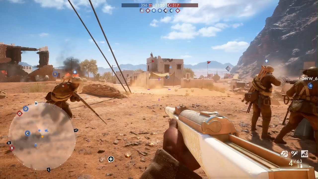 باتلفيلد1 : واحدة  من أكثر تجارب الألعاب غامرة التي شهدتها على الإطلاق // BATTLEFIELD ( 1 )