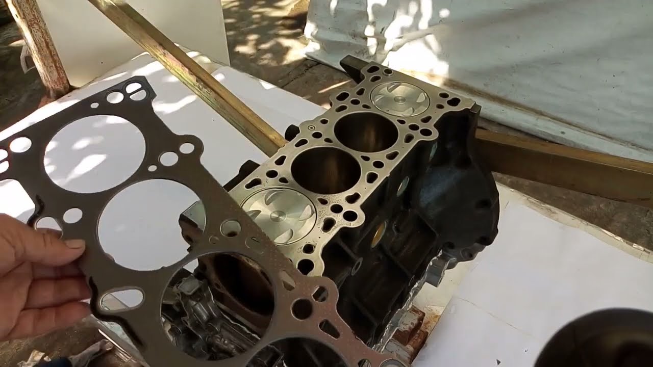 ยกเครื่อง 323 SEDAN ปี 98 Ep10 Overhaul ใส่ฝาสูบ Install Cylinder Head