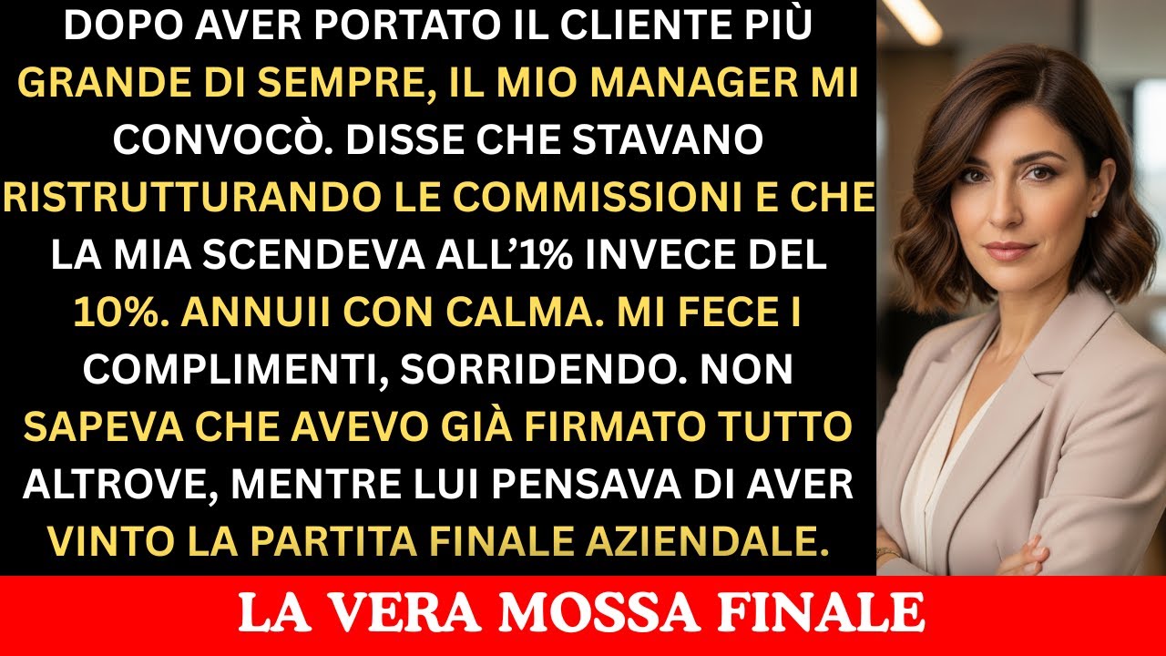 La mia azienda ha tagliato la commissione dopo il cliente da 5,2 milioni, ma ha sbagliato tutto