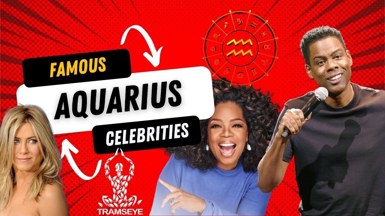 Aquarius Celebrities!♥ Top 25 Famous People Born Under Aquarius ♒