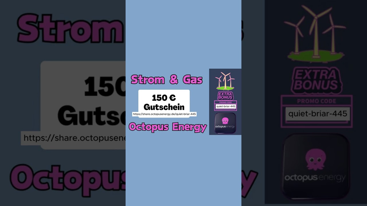 Octopus Energy Rabatt Code | code = quiet-briar-445 |  #octopusenergy #neukundenbonus #freundewerben