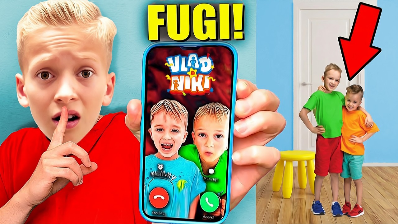 🧐 Cineva ne SPIONEAZĂ 😱 Ne-au GĂSIT 🕹️ Ne ASCUNDEM în CASA lui Vlad și Niki în viața reală 🏠