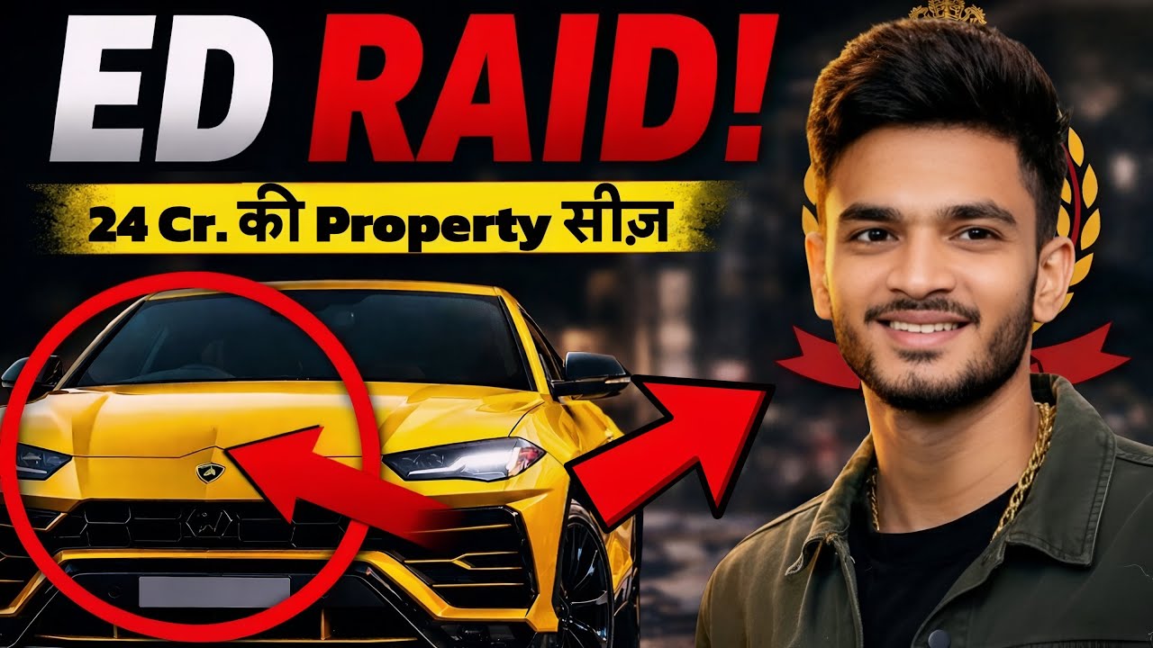 ED Raid on YouTuber | Betting Case Explained | Luxury Cars & Crores | Anurag Dwivedi Case