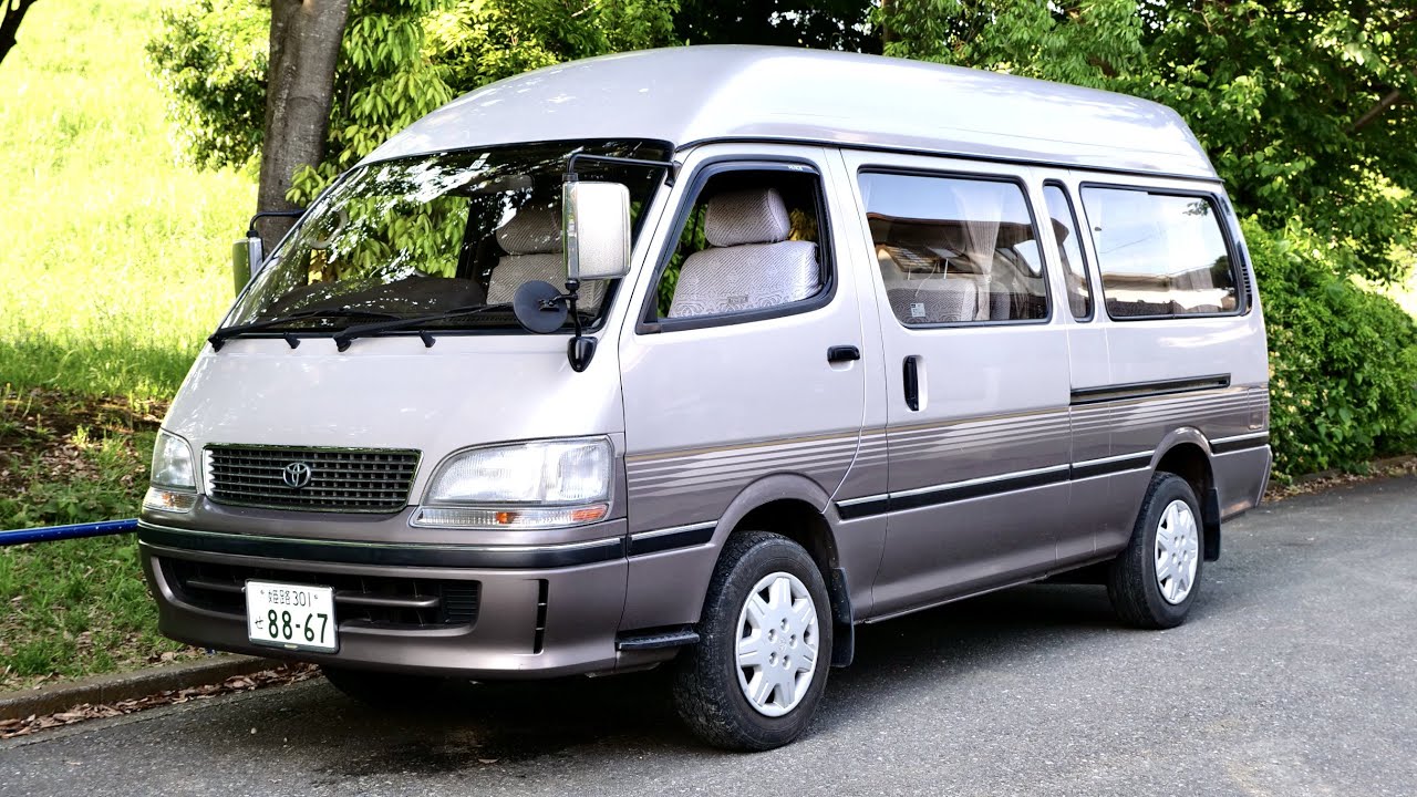 1998 Toyota Hiace Cruising Cabin G High Roof Long 10 seater (Canada Import) Japan Auction Review
