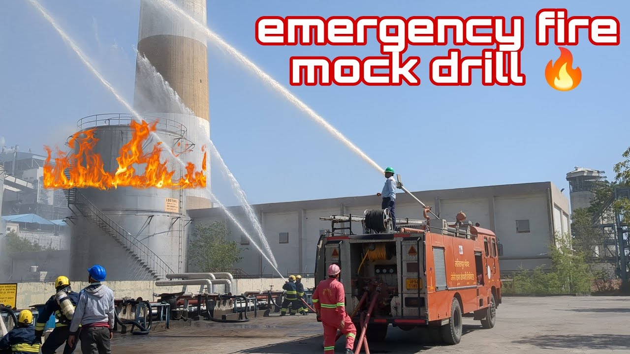 emergency fire mock drill training video|fire fighting emergency rescue drill|#mockdrill #firerescue