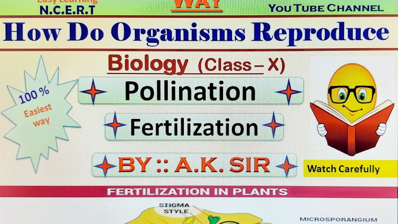Pollination and Fertilization in Flowering plants .Chapter 3. ( Class Xth) By AK Sir (GKA)