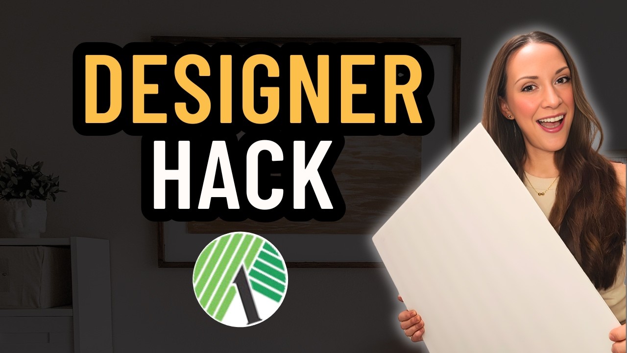Dollar Tree Foam Board… But Make It Designer