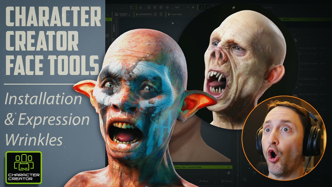 001 What Are Expression Wrinkles in Character Creator?