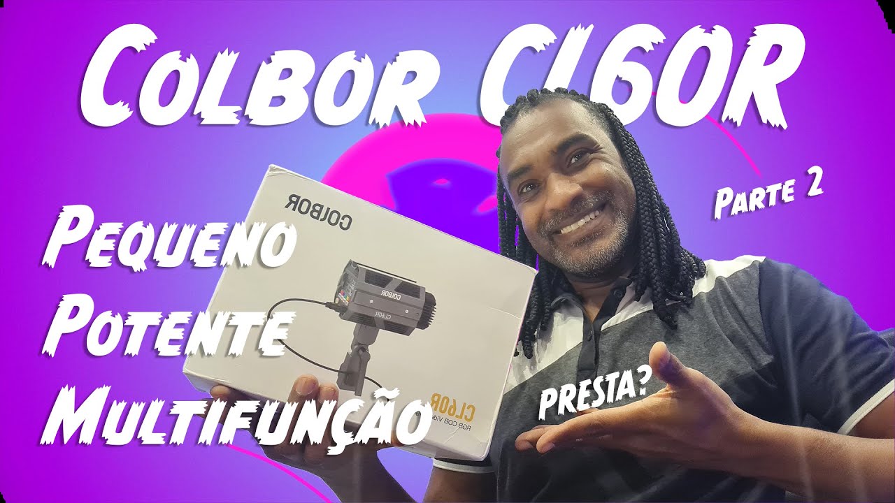 Refletor Led Colbor Cl60R - Potente, pequeno e completo. Parte02/03