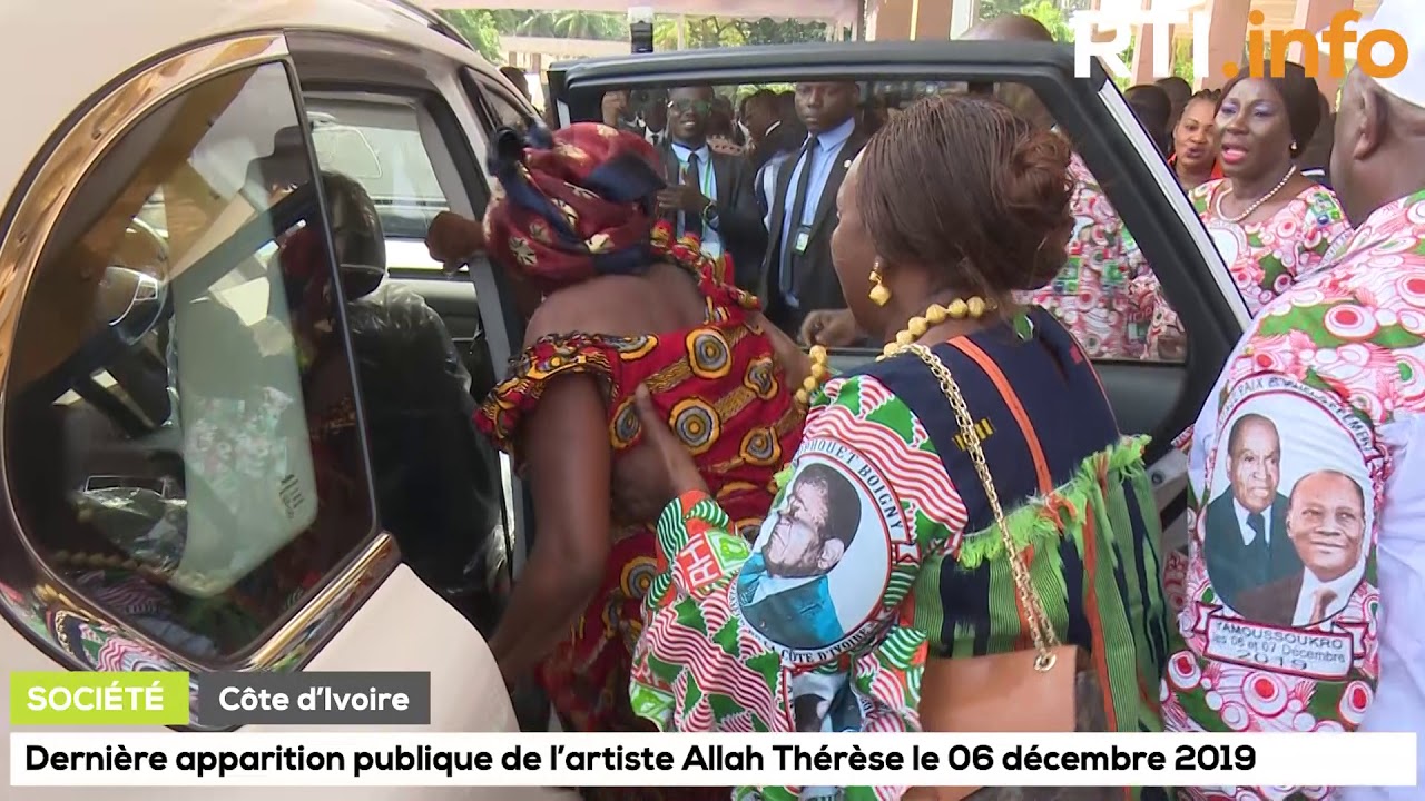 Culture : Derni&egrave;re apparition publique de l'artiste Allah Th&eacute;r&egrave;se le 06 d&eacute;cembre 2019