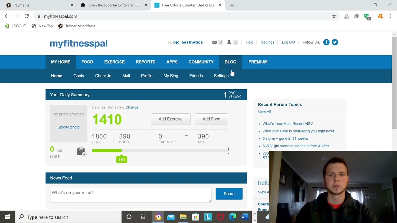 MyFitnessPal Tutorial