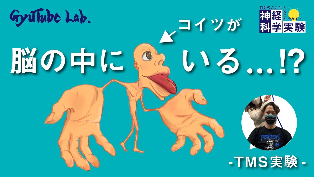 脳の中にコイツがいる！？ -TMS実験- 【神経科学実験①】