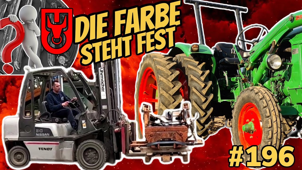 UNIMOG 2010 die FARBE steht! | Spontan Transport | Deutz D30 ready for Trecker Treck | STEELSTYLER