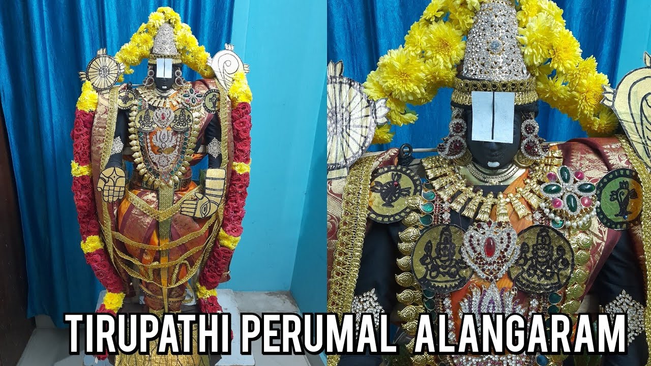 How to do Tirupathi Perumal alangaram with hastham patham | Purrattasi special