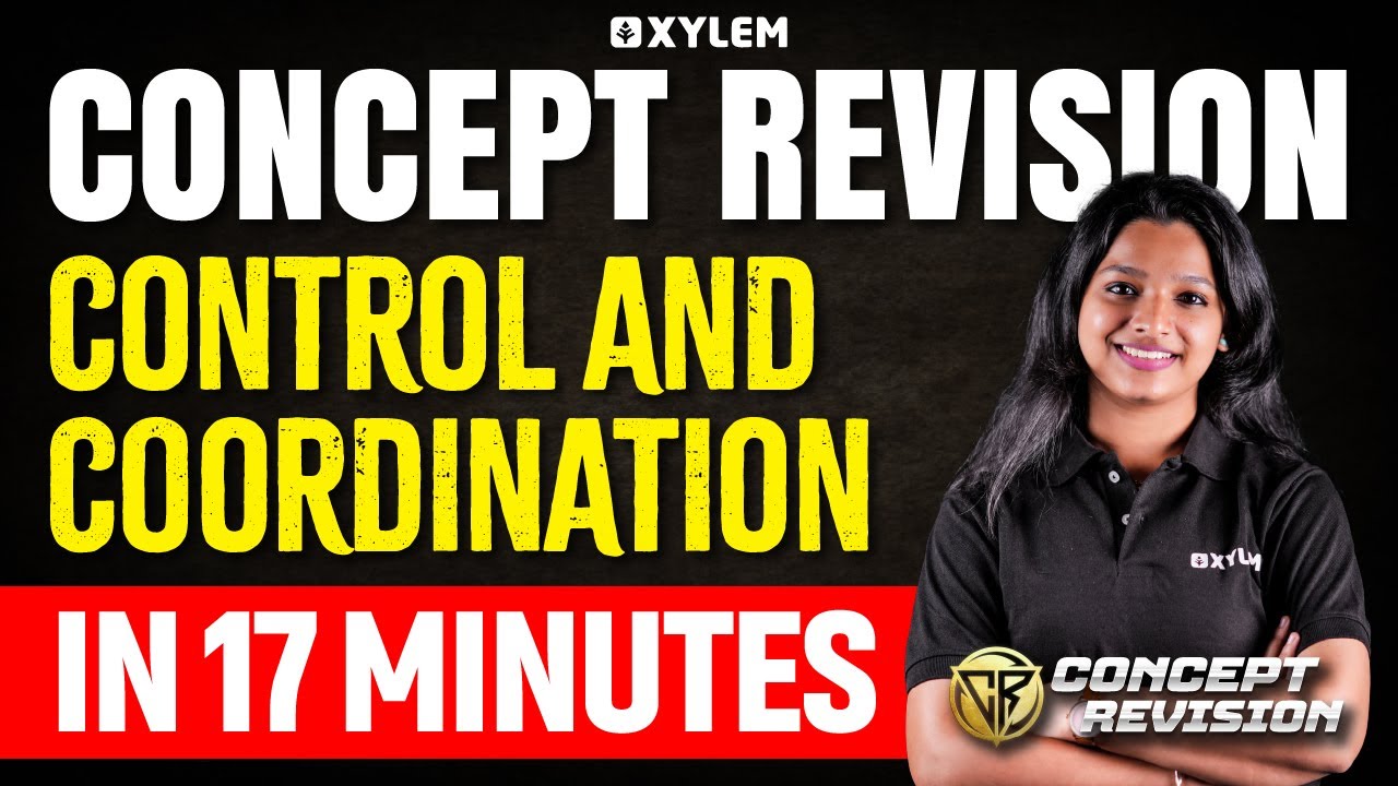 Class 10 CBSE Biology -Control and Coordination - In 17 Minutes | Concept Revision | Xylem 10 CBSE