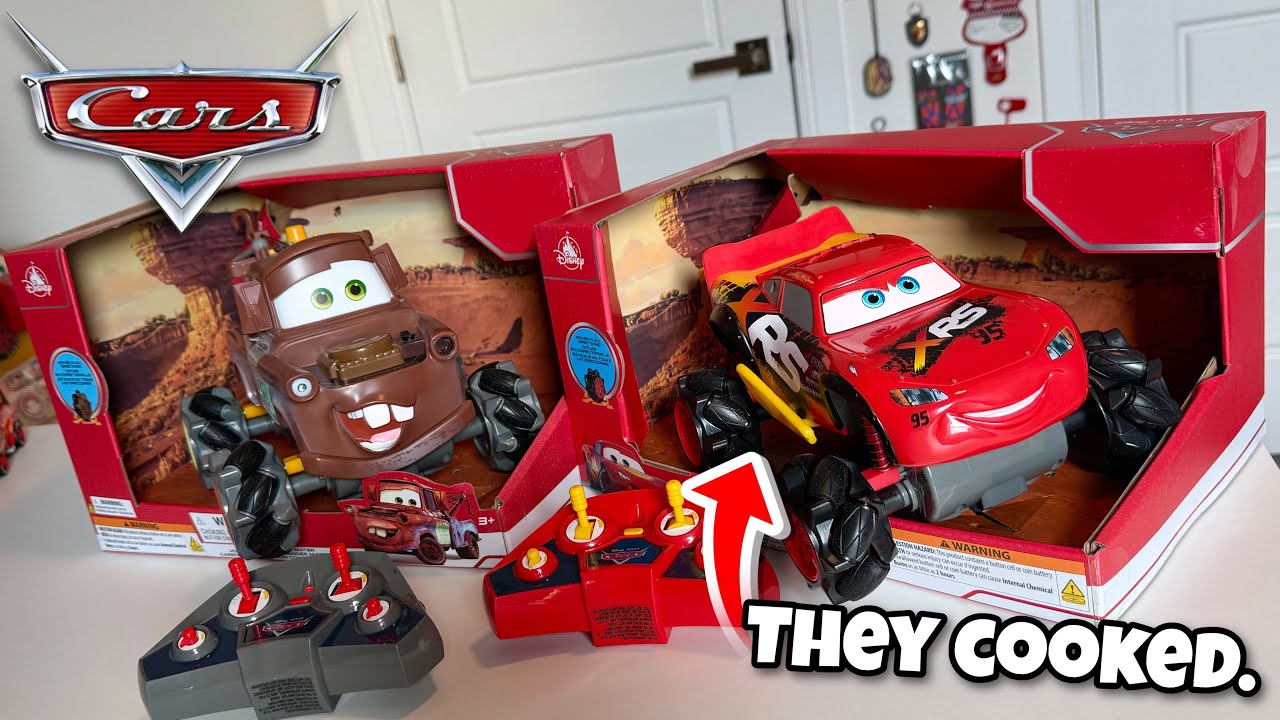 2026 Disney Store RC All Terrain Lightning McQueen & Mater: They Cook | Unboxing & Run
