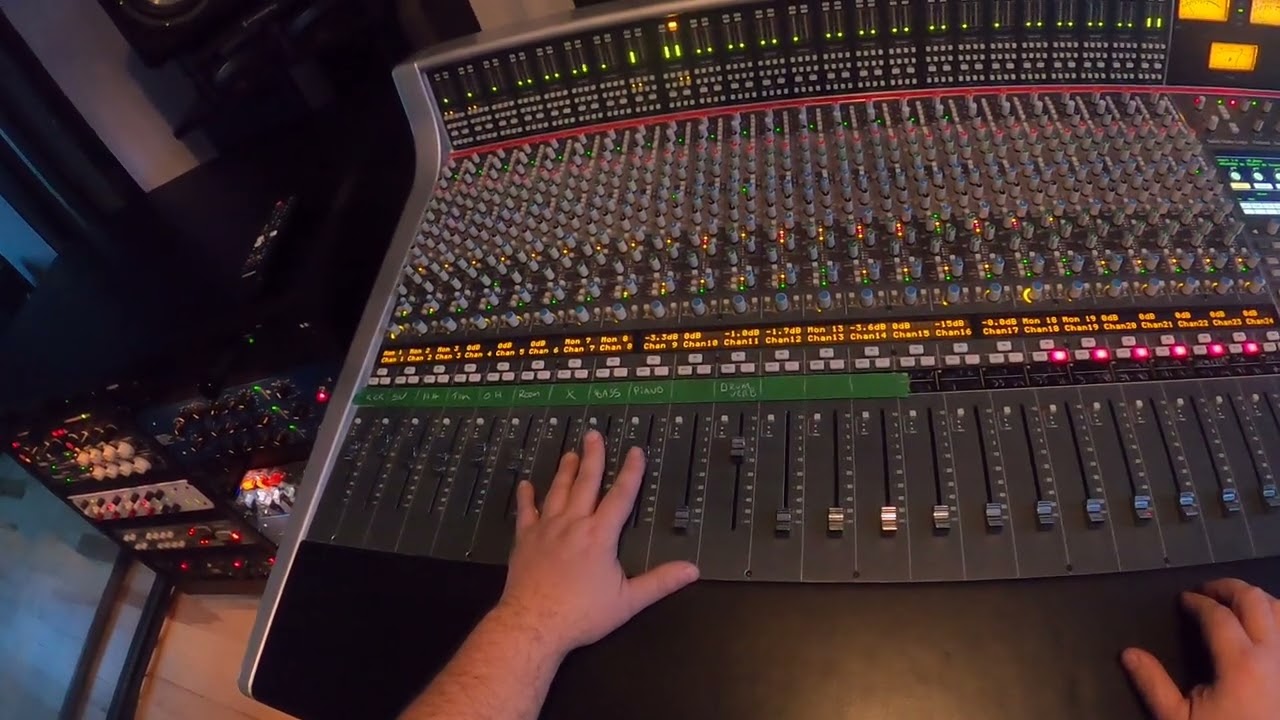 Analog Mixing SSL AWS948  (Jazz Song by Howl Project)