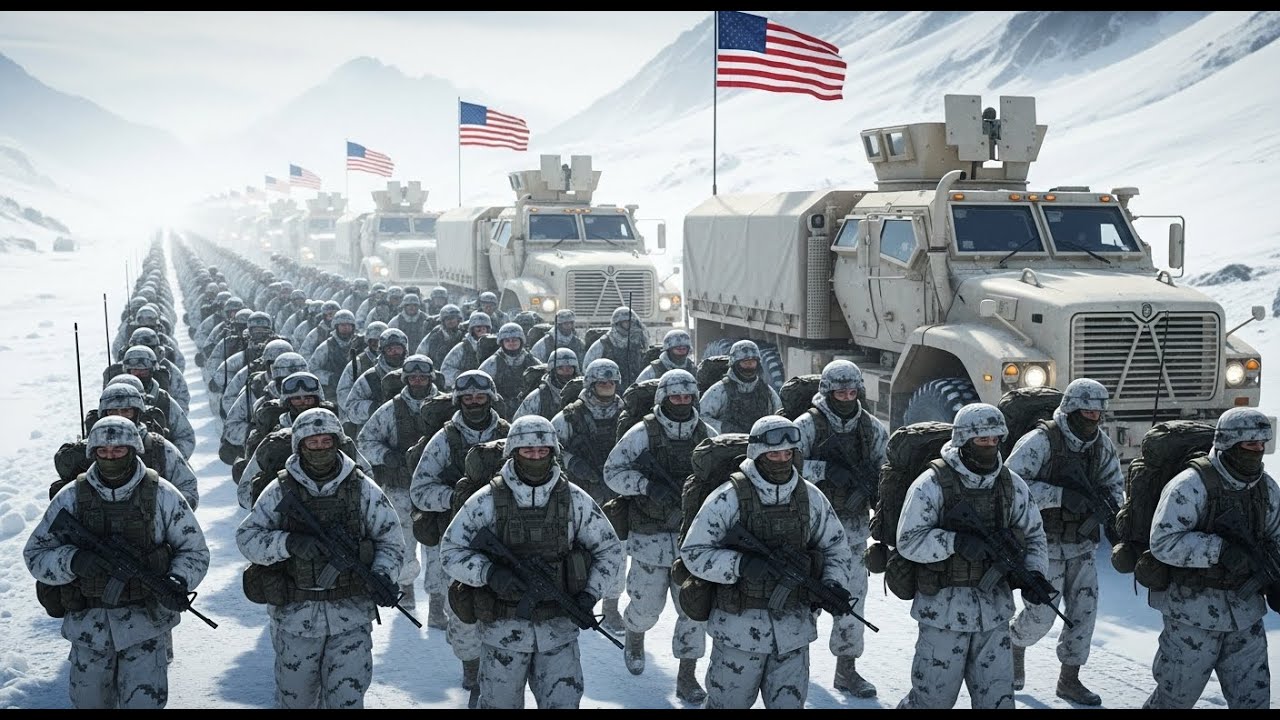 US Military Alert 🚨 50,000 Marines and Arctic Special Forces Take Control of Greenland