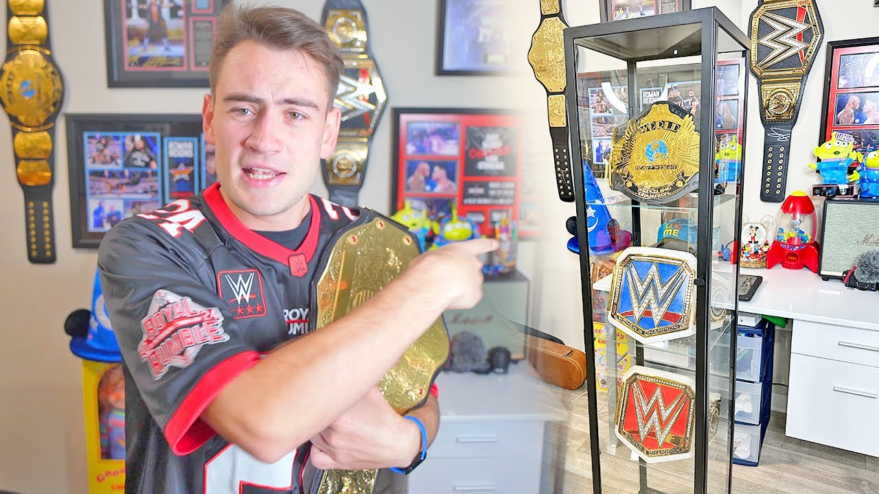 How To Display WWE Replica Title Belts!