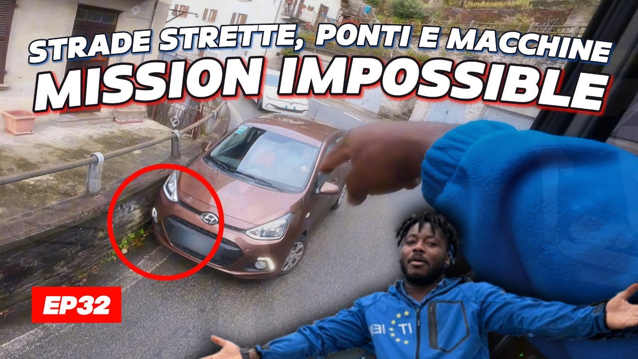 NON CI PASSAVO! Franck contro ponti bassi, strade strette e guidatori problematici.