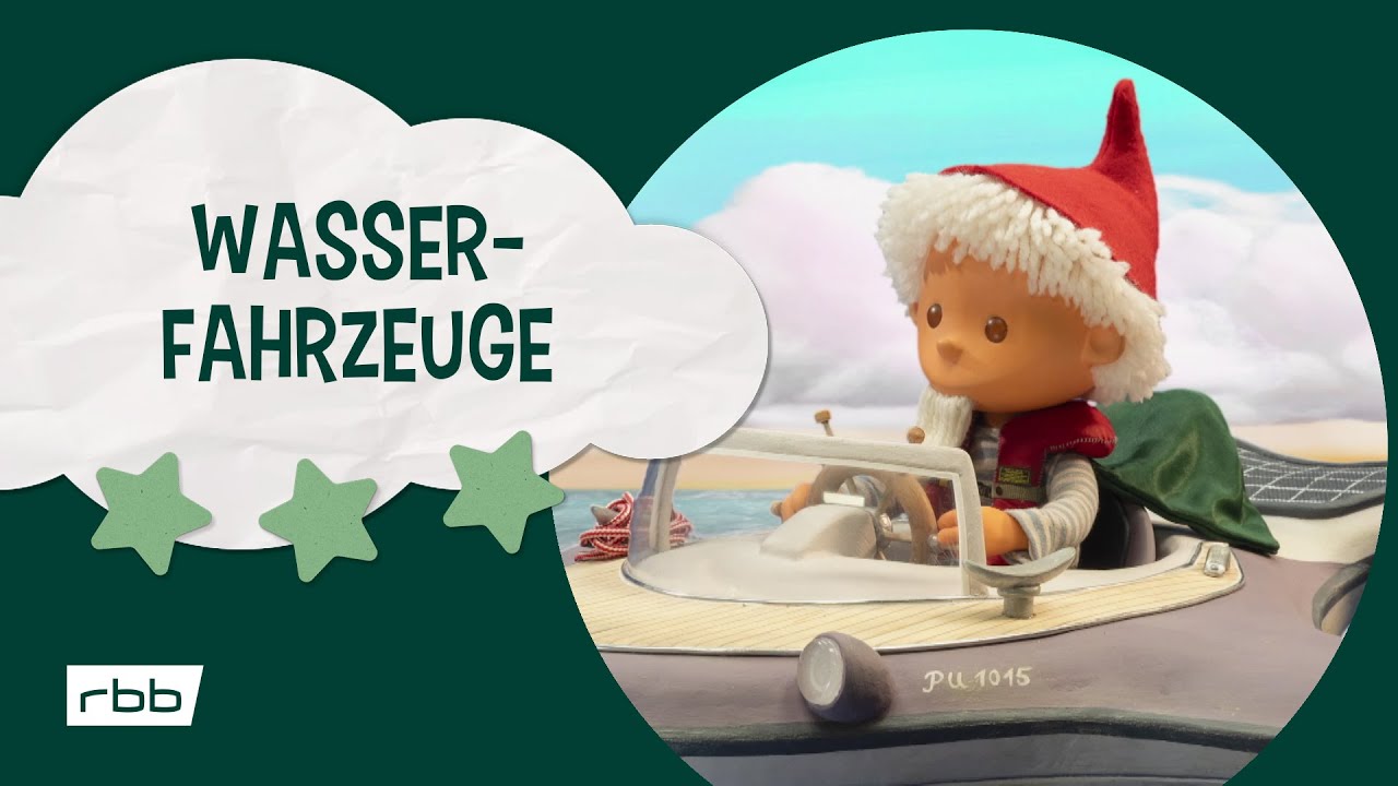 Sandmännchen Fahrzeuge: Wasserfahrzeuge | Unser Sandmännchen