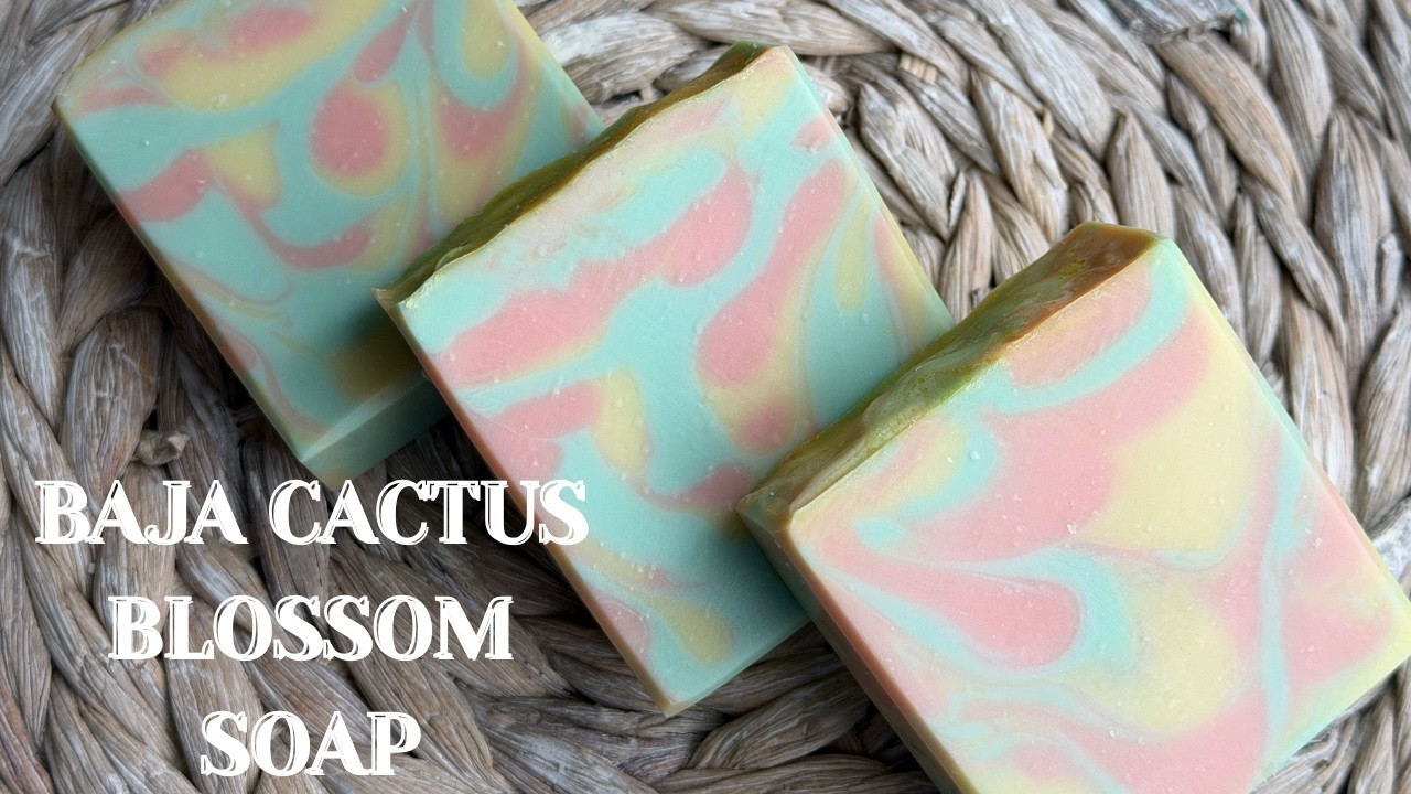 BAJA CACTUS BLOSSOM SOAP/Soap & craft room tour