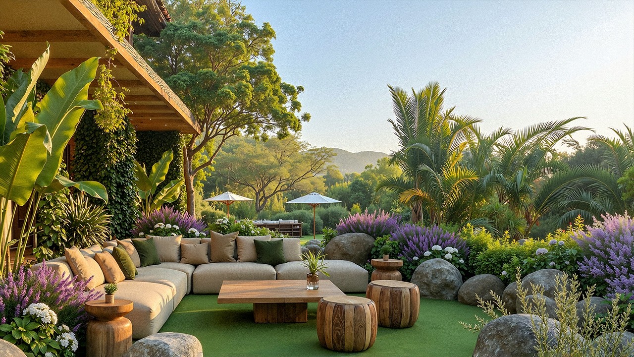 Soft Jazz in the Garden 🌿 Gentle Jazz & Calm Vibes For Mood Boost