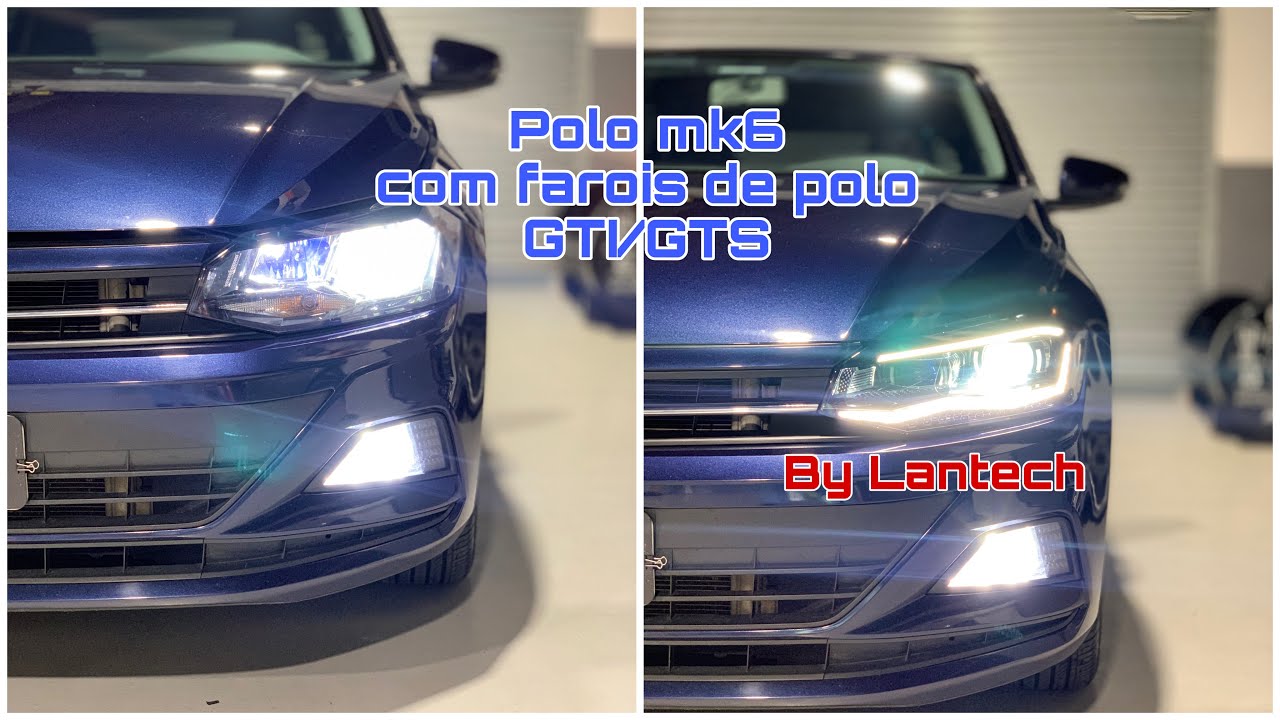 POLO MK6 com farois de GTI/GTS