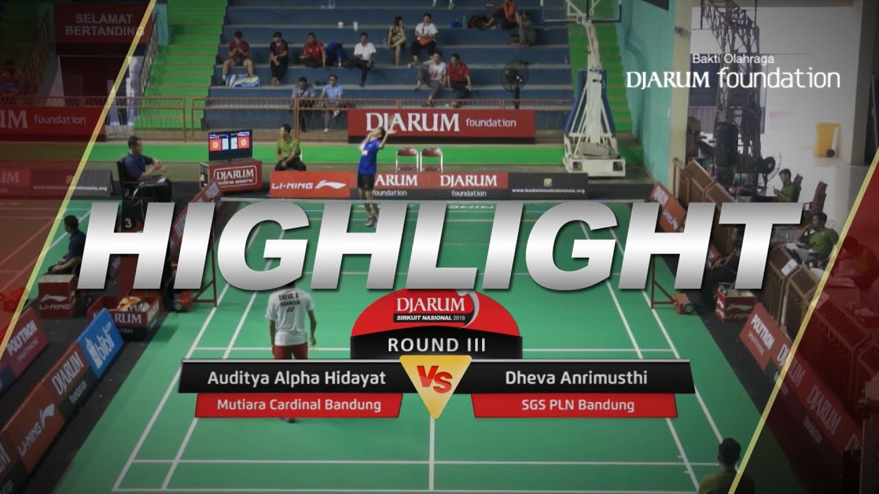 Auditya Alpha Hidayat (Mutiara Cardinal Bandung) VS Dheva Anrimusthi (SGS PLN Bandung)