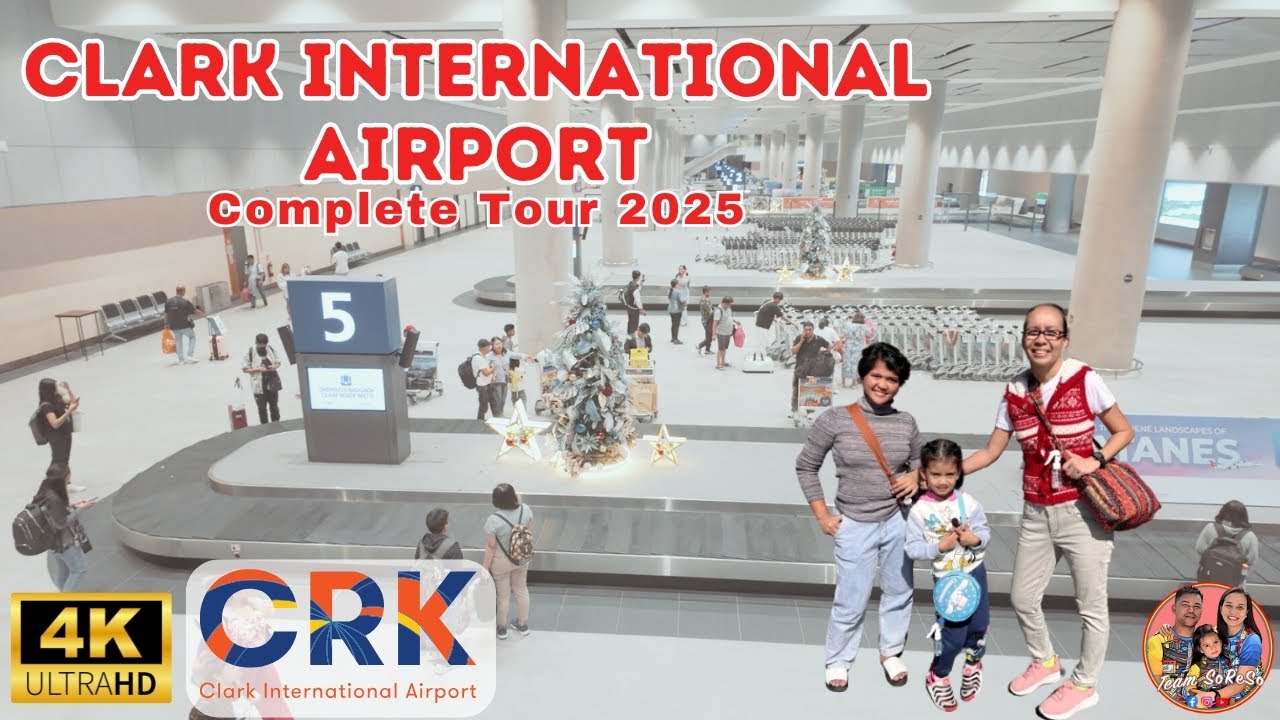 World Class Airport in Philippines - CLARK INTERNATIONAL AIRPORT | Walking Tour 2025 Arrival Area