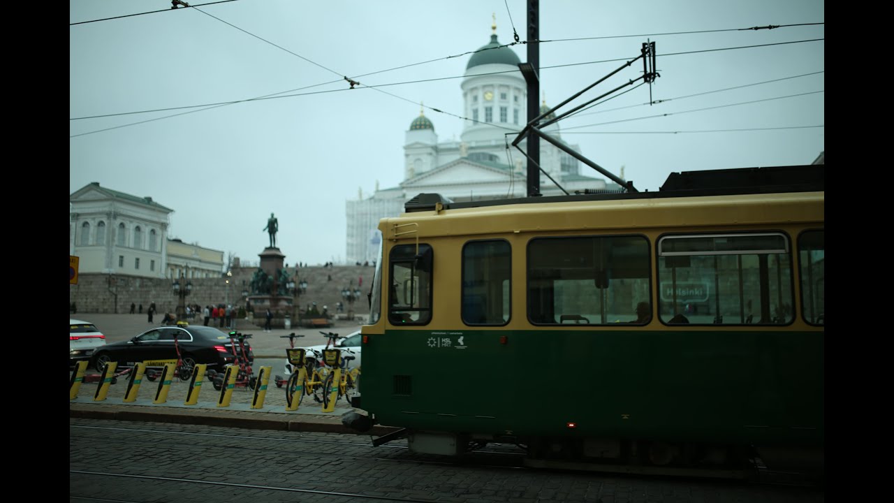 Helsinki Autumn Tram Ride - Route 7 (23 Oct 2024)