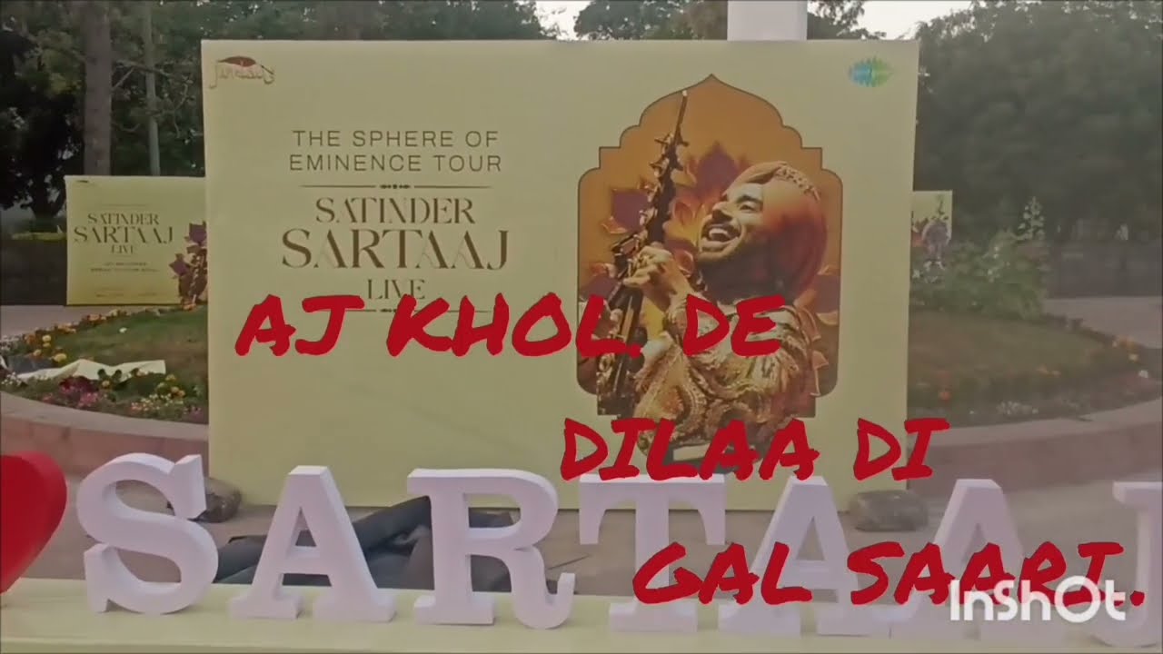 SATINDER SARTAAJ at NEW DELHI.(Song3)#youtubevideo #satindersartaaj#viralvideos #punjabi#viral_video