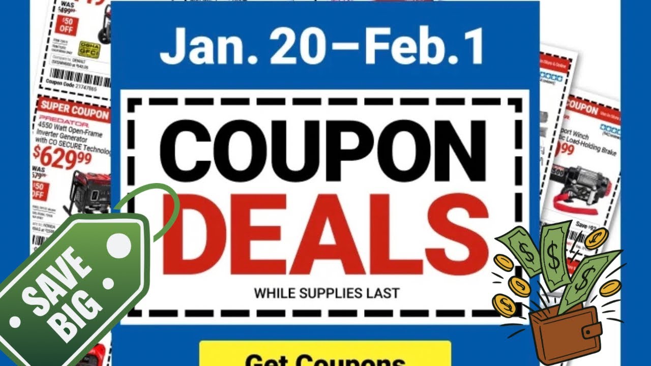 Купоны и скидки от Harbor Freight