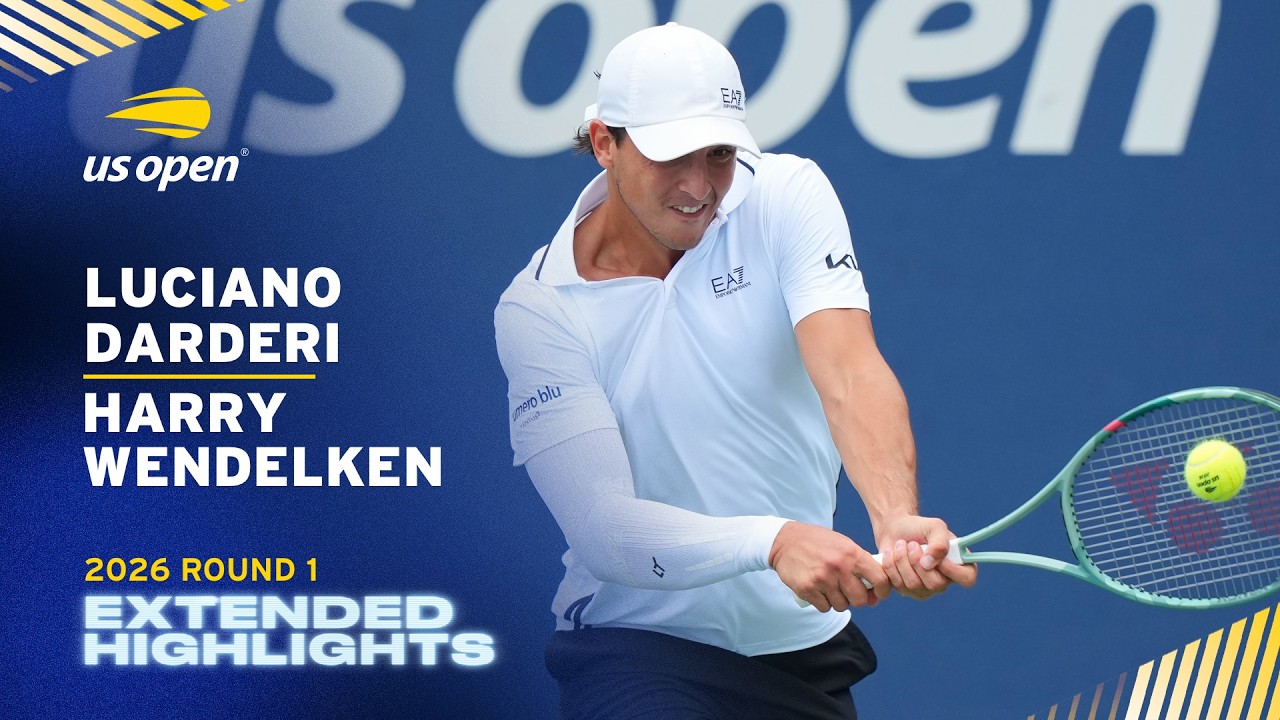 Luciano Darderi vs. Harry Wendelken Extended Highlights | 2026 US Open Round 1