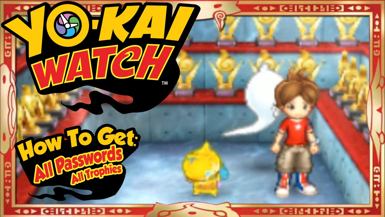 Yo-Kai Watch - How To Get ALL 55 U.S. Passwords + Trophies! [Tips & Tricks]