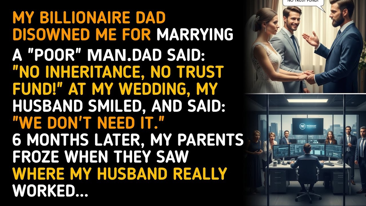 MY BILLIONAIRE DAD DISOWNED MEFOR MARRYING A 