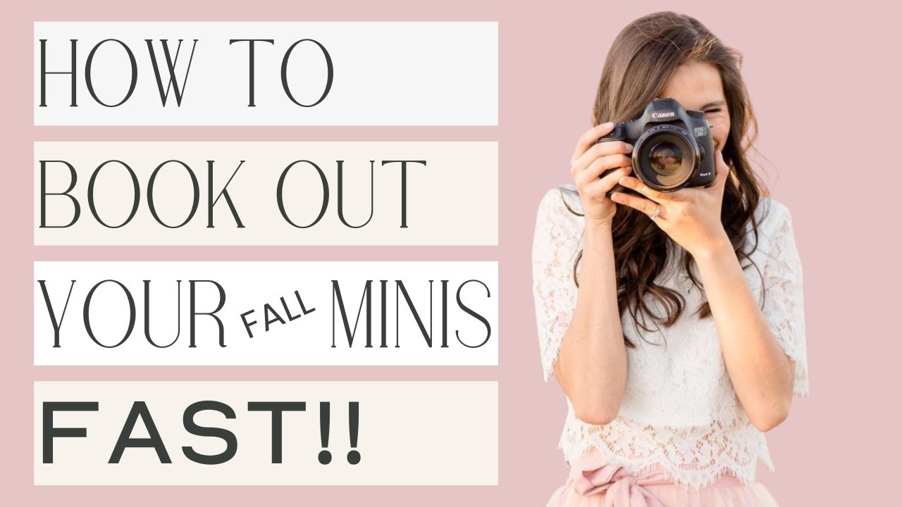 How to Book Out Your Fall Minis FAST