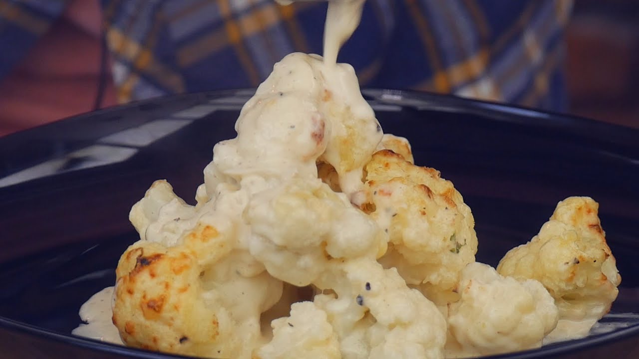 Kalafior zapiekany  w sosie bechamel / Oddaszfartucha