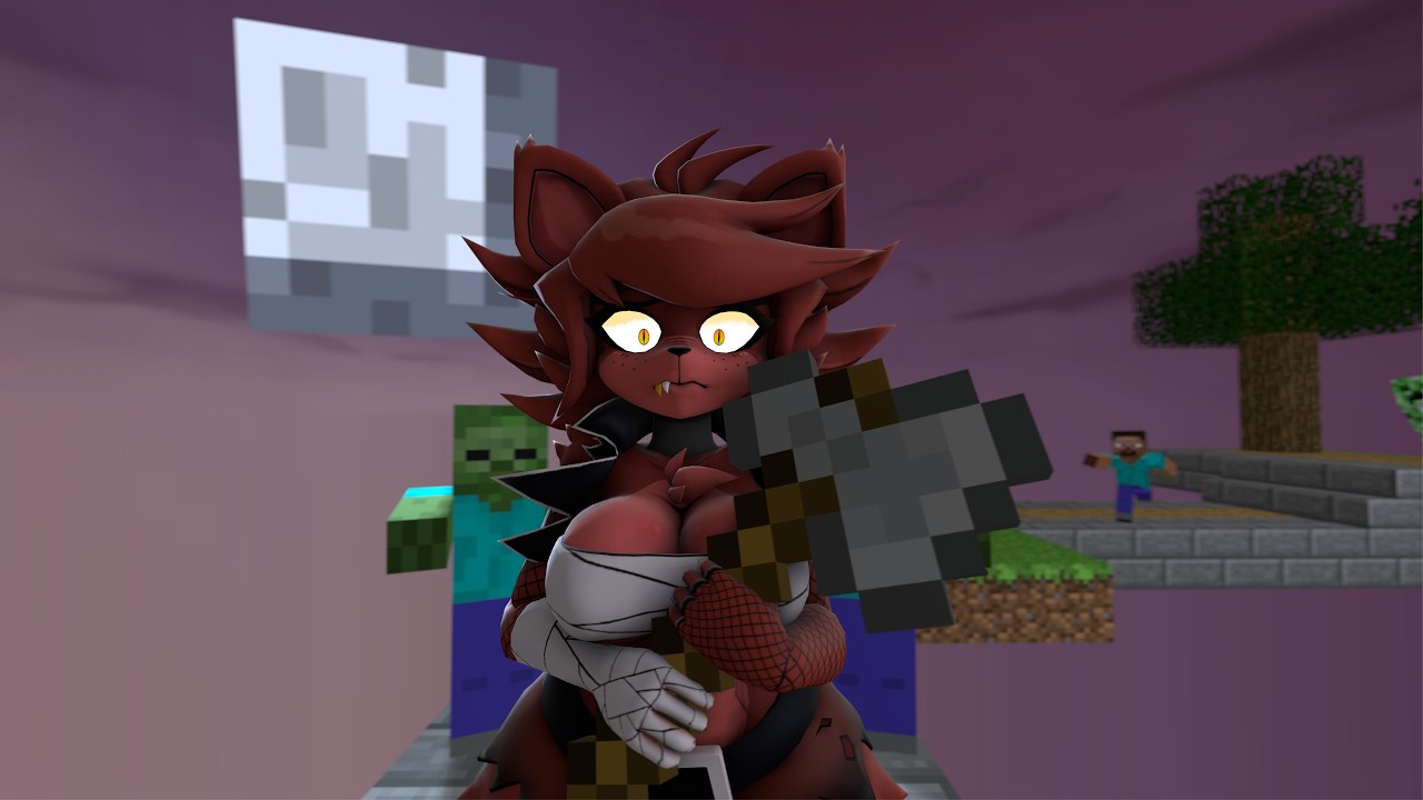 What if... FNIA was in Minecraft SkyBlock 4 (SFM)