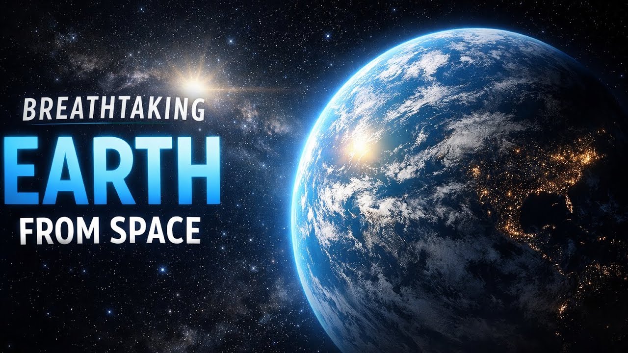 Breathtaking Earth from Space 🌍 | Stunning Satellite Views in 4K