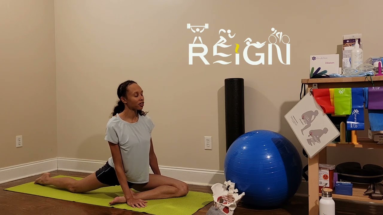 Easy stretches for your pelvic floor.