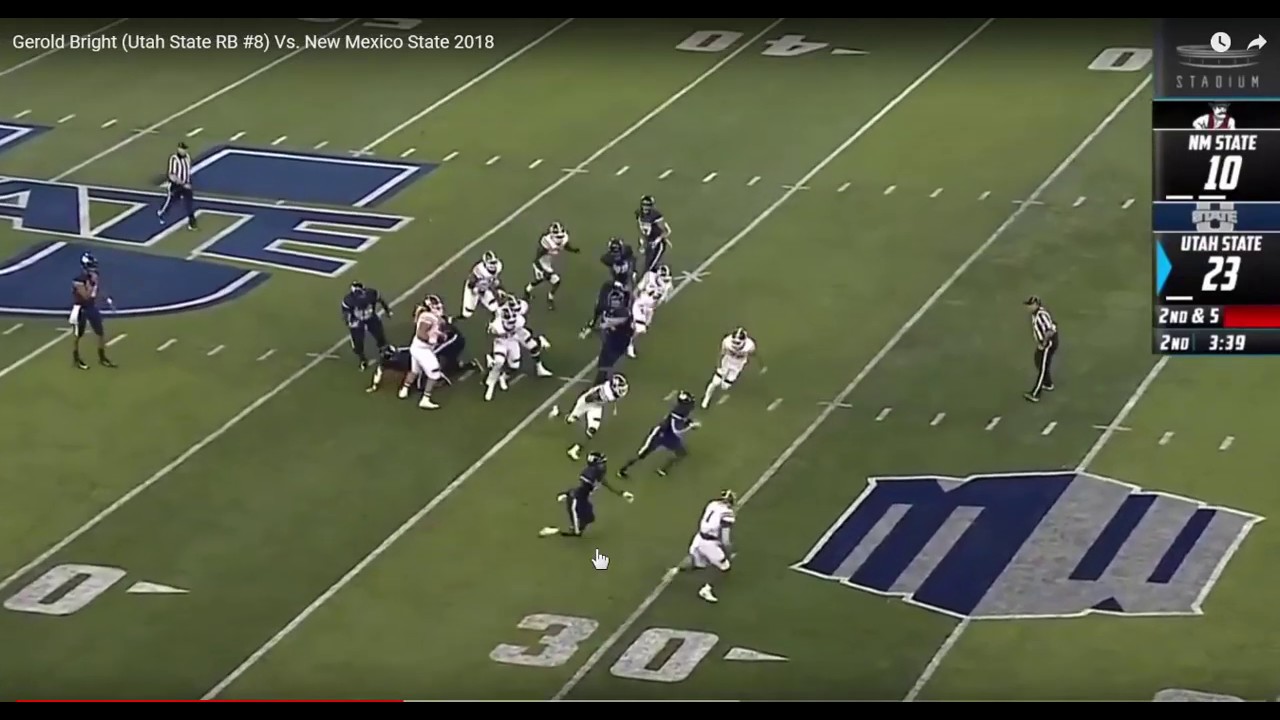 Matt Waldman's RSP Boiler Room No.244 RB Gerold Bright (Utah State): Open-Field Basics