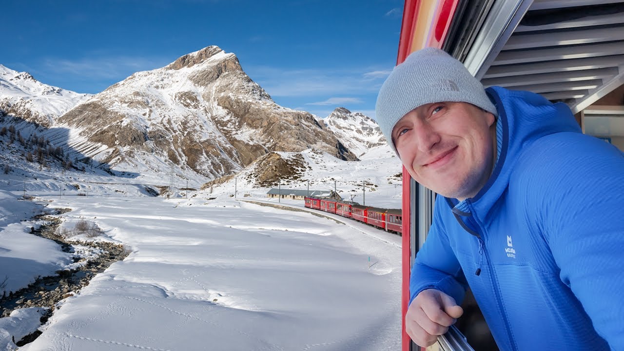 Tirano, Italy, to the top of St Moritz, Switzerland.