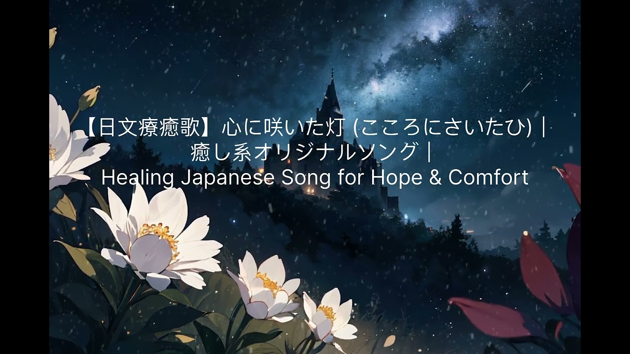 【日文療癒歌】心に咲いた灯 (こころにさいたひ)｜癒し系オリジナルソング｜Healing Japanese Song for Hope & Comfort#愛莉的心靈便利店 