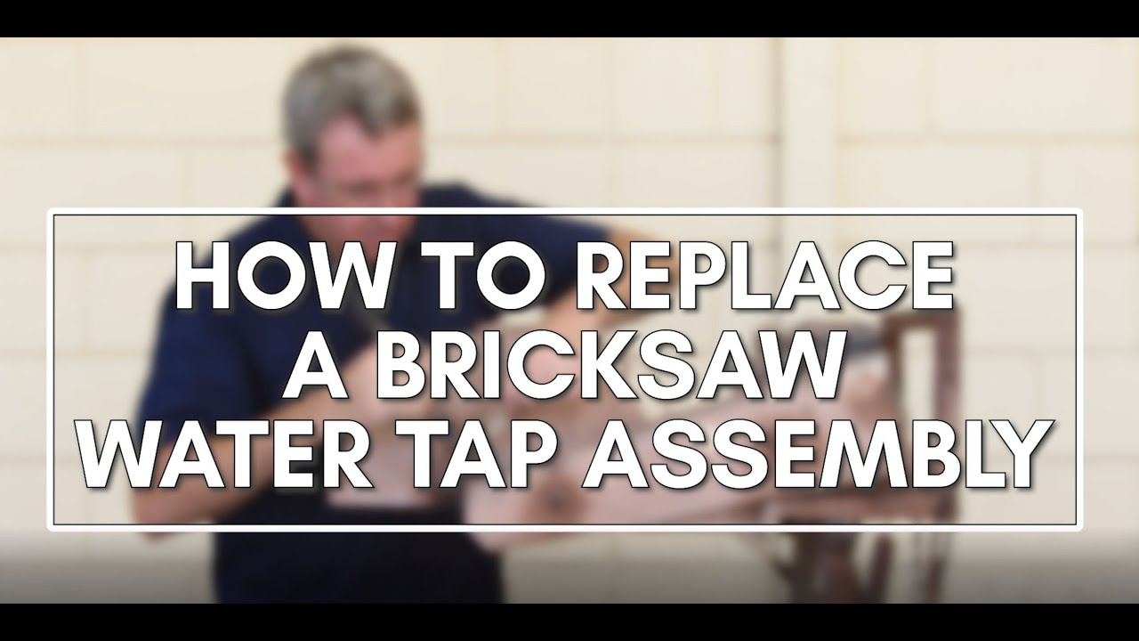 How to replace water button on a BT Engineering Bricksaw!