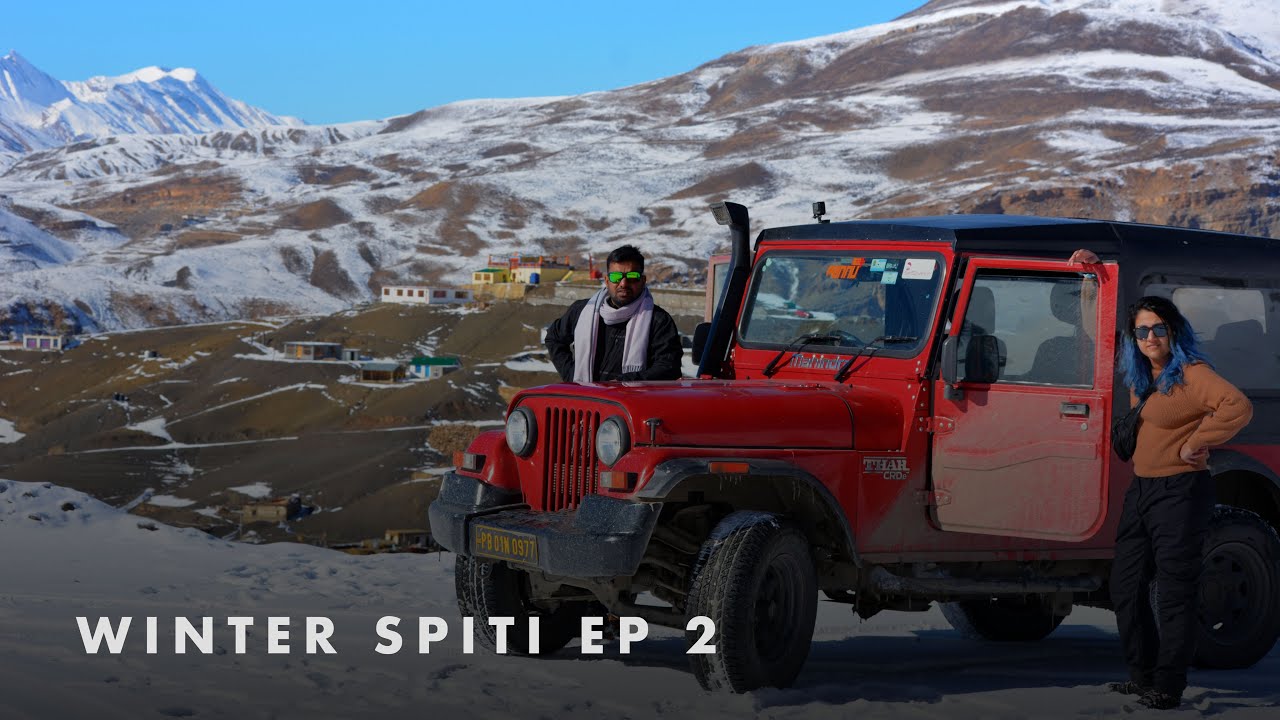 Spiti Valley EP 2 | Worlds Highest Village, Post office & Petrol Bunk | -15°C | Himachal | 4K
